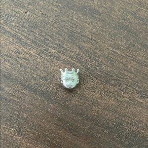 Silver Crown Charm